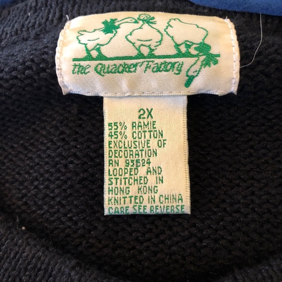 Quacker Factory Butterflies R Free 2 Fly sweater - Picture 7 of 8